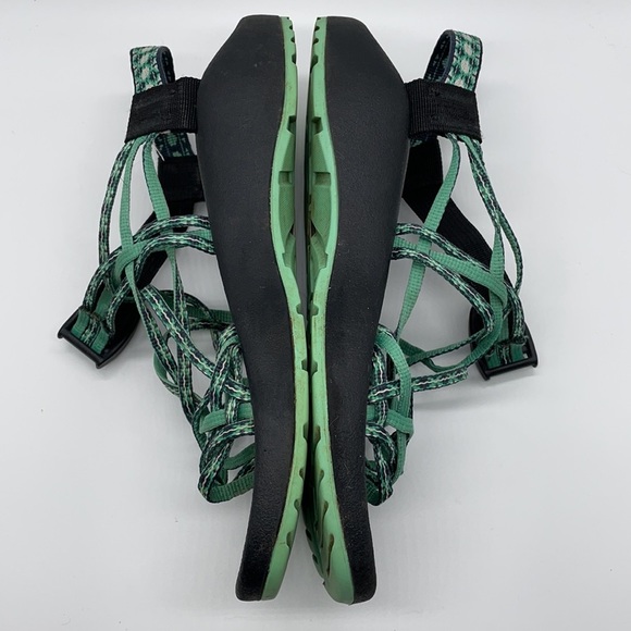 CHACO ZX/3 Classic Sandals Chuckwalla Aqua Size 8 - Picture 4 of 9